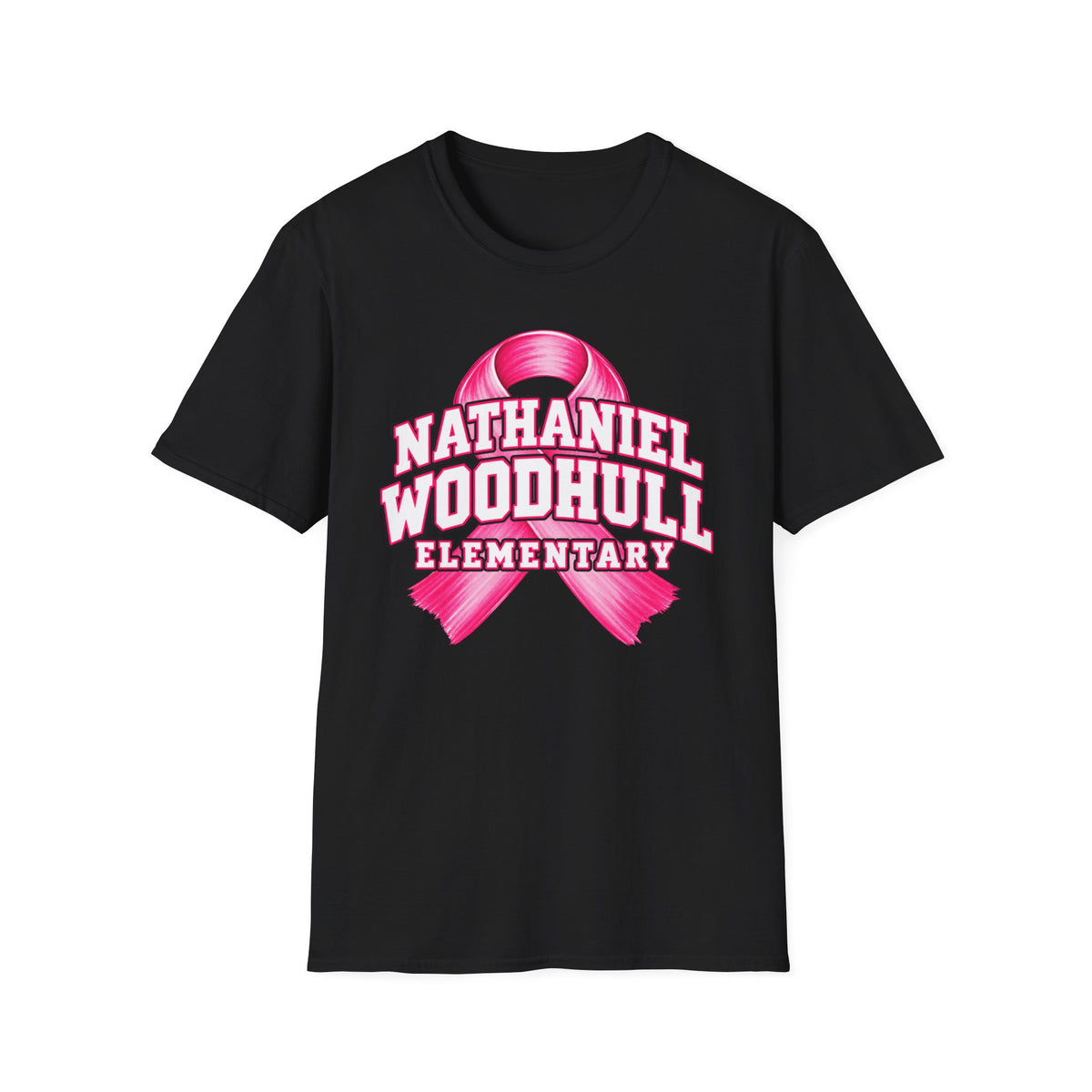Woodhull-Breast Cancer Awareness Tee, Unisex Softstyle T-Shirt