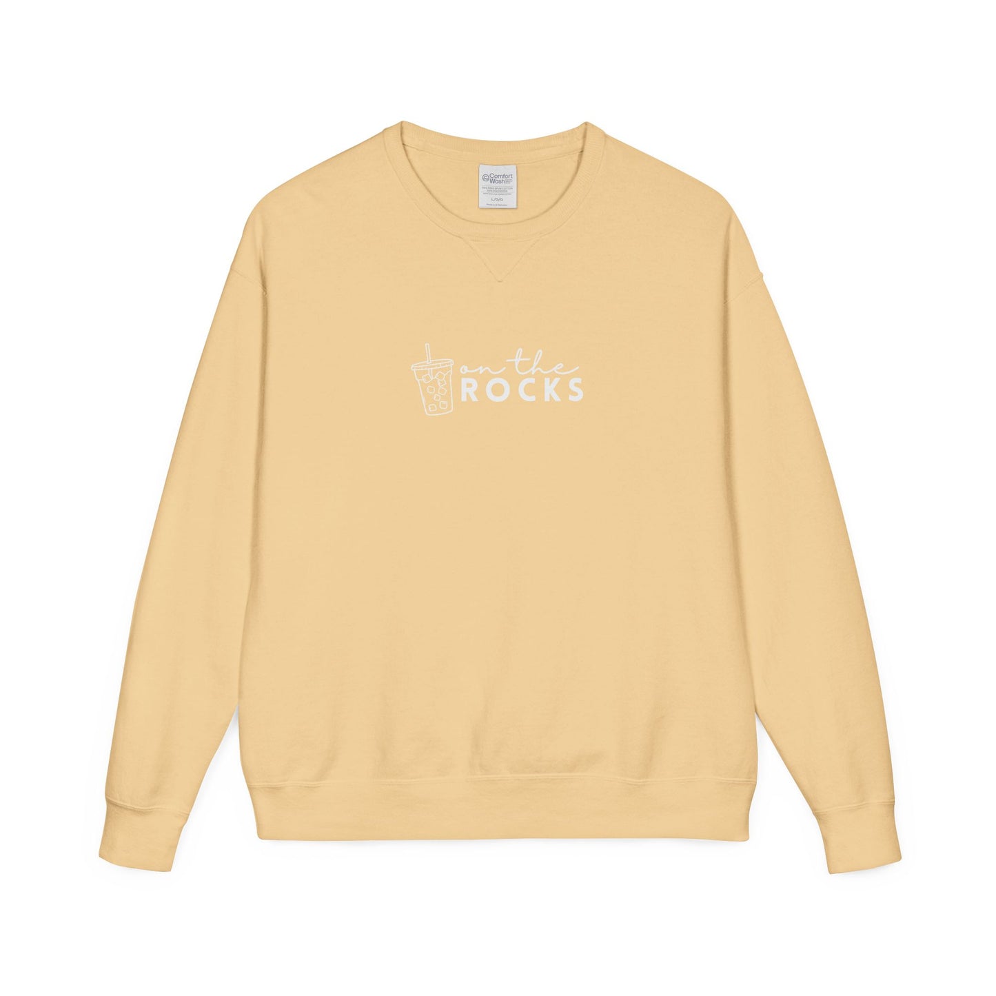 Coffee Lovers Garment Dyed Sweatshirt, Iced Coffee Club Apparel