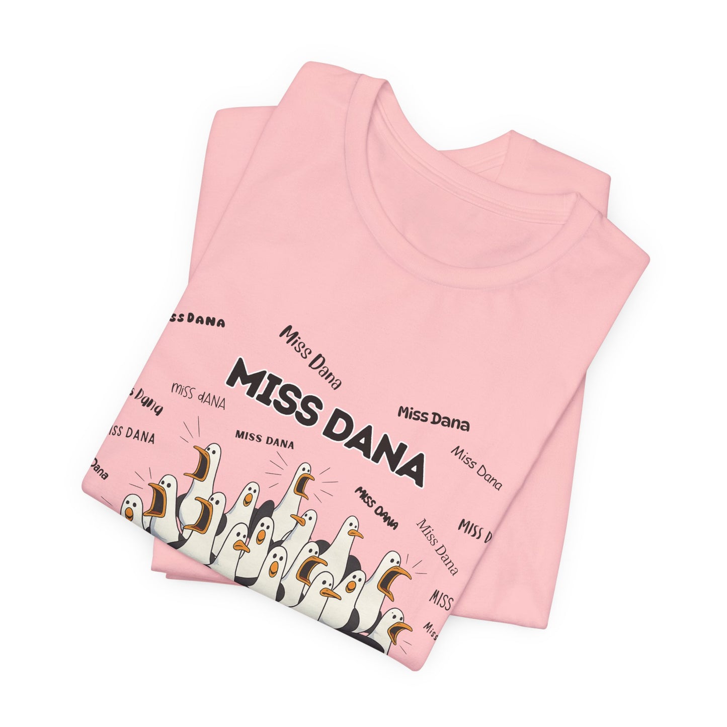 Miss Dana- Penguin Choir T-Shirt — Funny Teacher Personalized Tee