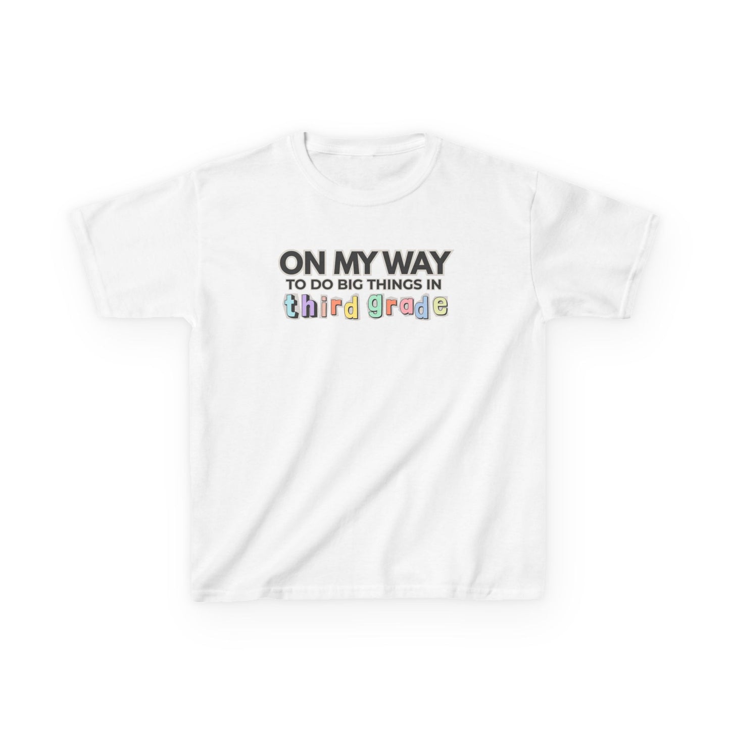 Big Things in 3rd Grade- Kids Back to School Shirt