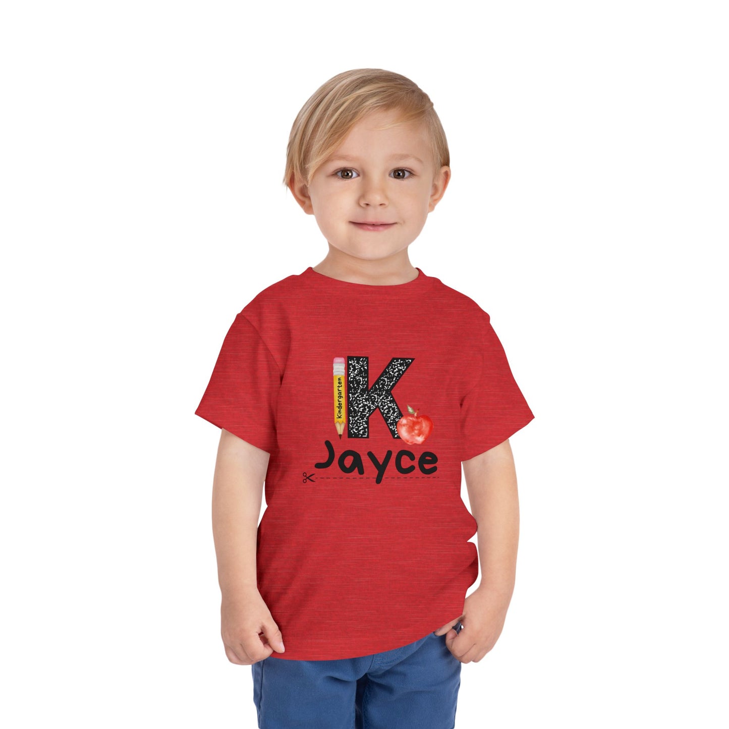 Jayce- K- Personalized Toddler Tee - Back to School Collection