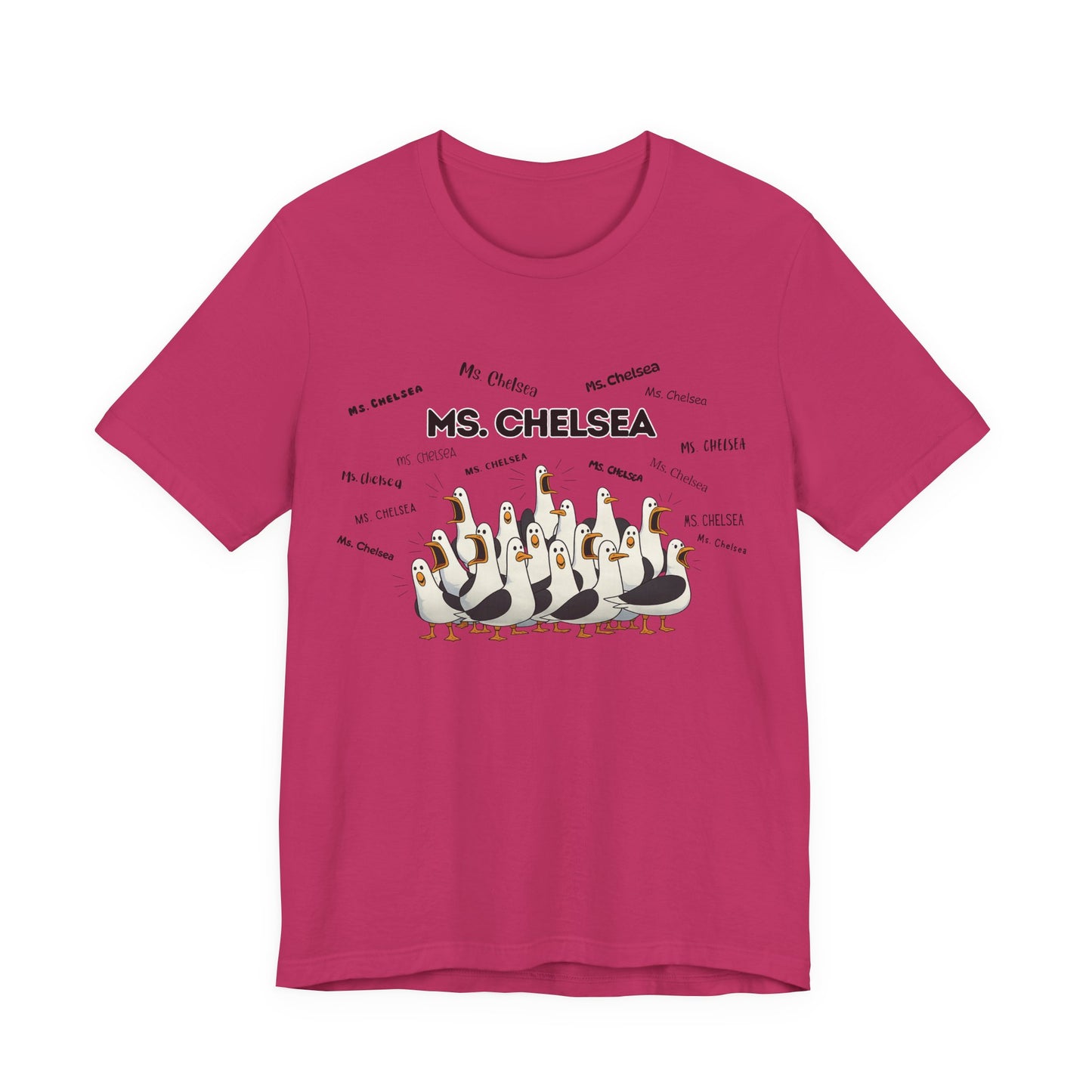 Ms. Chelsea- Penguin Choir T-Shirt — Funny Teacher Personalized Tee