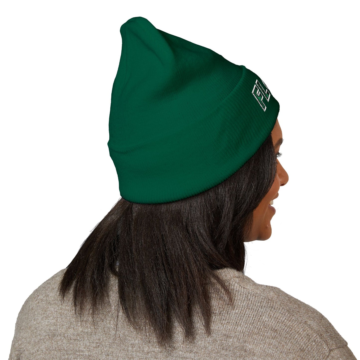 Embroidered 'FLOYD' Cuffed Beanie
