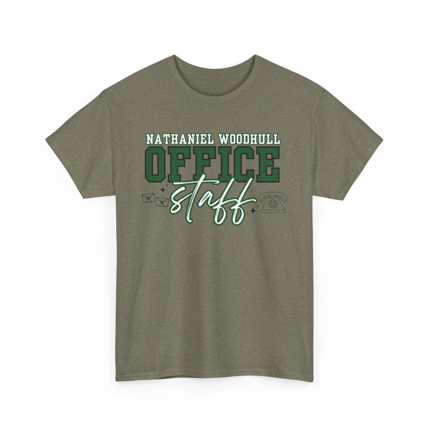 Woodhull Office Staff Unisex Heavy Cotton Tee - Heart & Soul of Woodhull Design