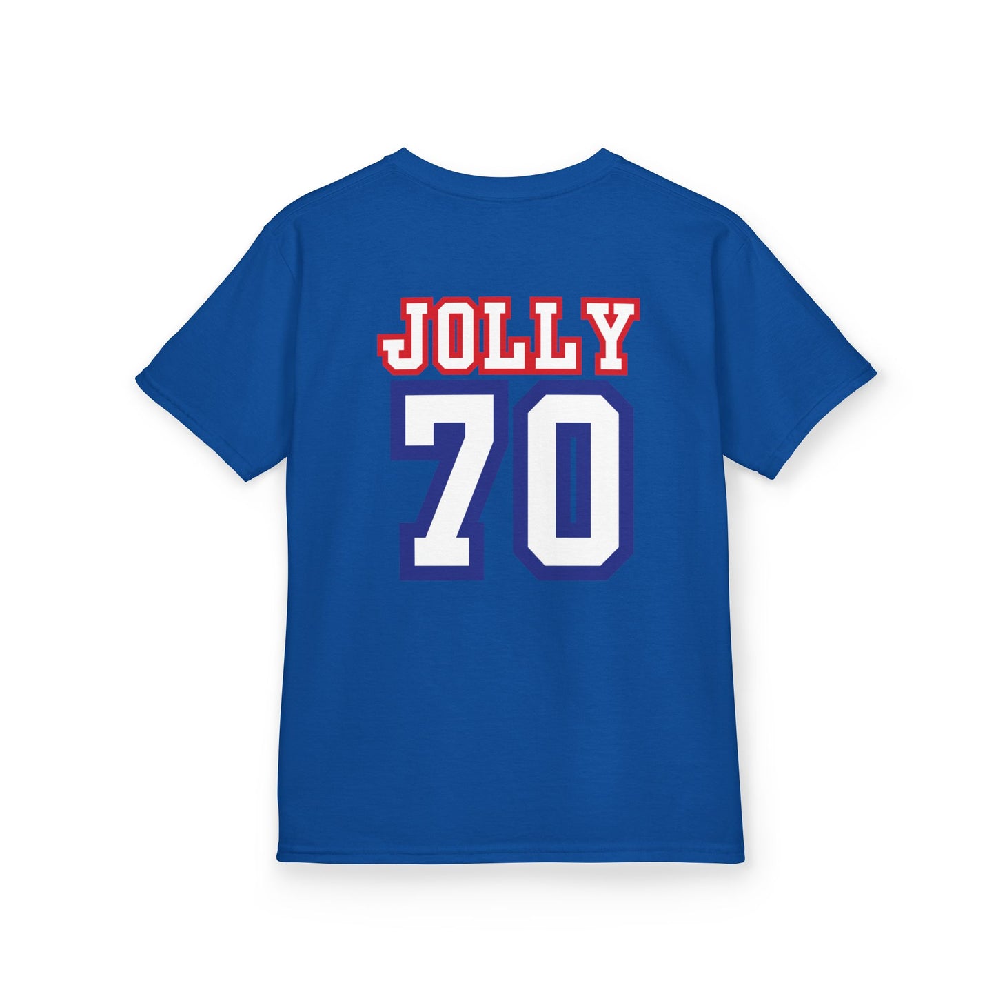 Custom Grandpa's Biggest Fans Kids T-Shirt - Jolly 70 Design, Perfect for Family Gatherings!
