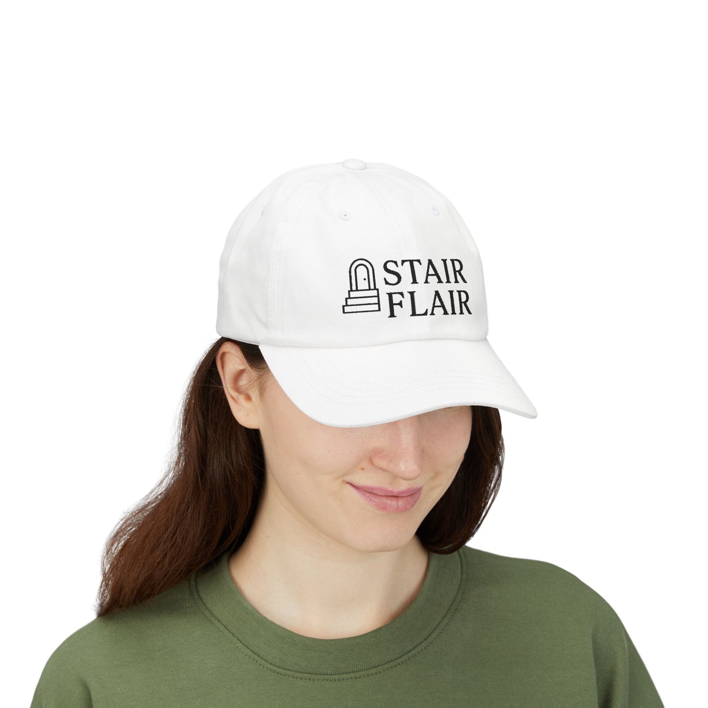 Option 2- Stair Flair - Personalized- Embroidered Logo Dad Hat