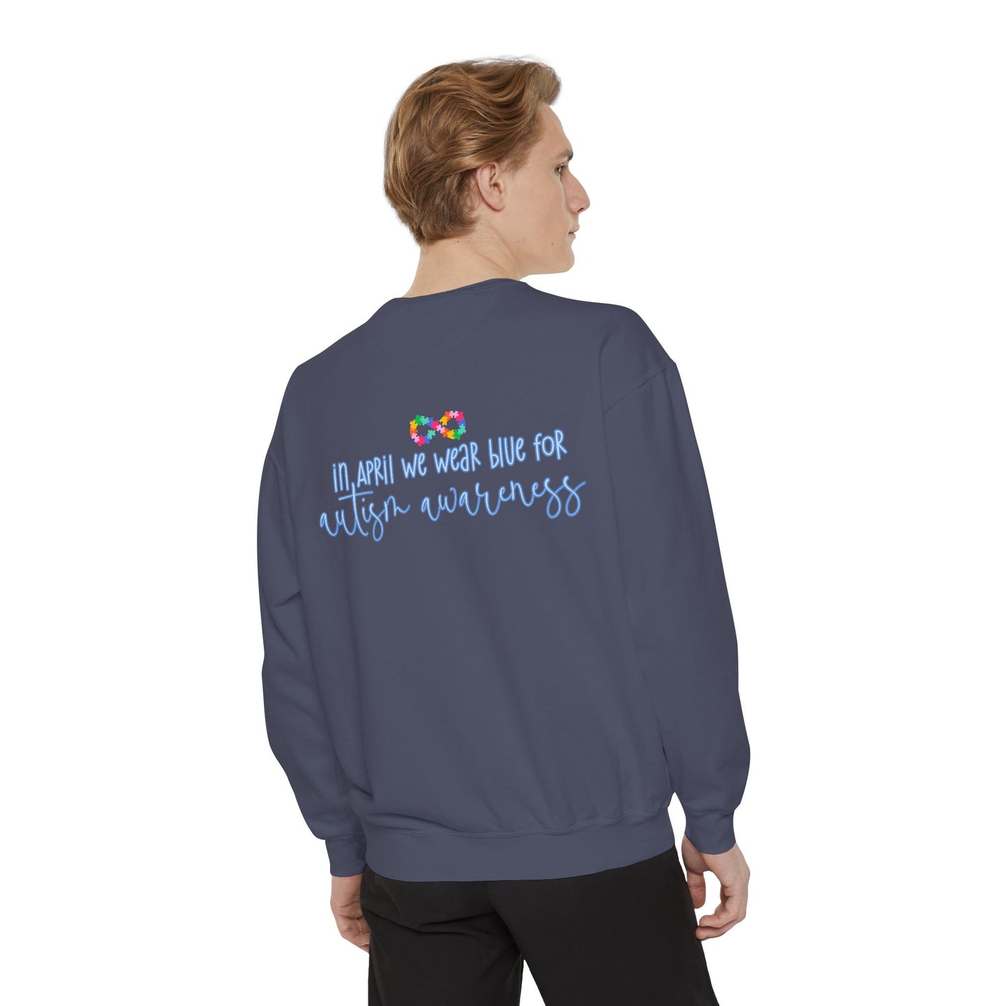 Autism Awareness Puzzle Piece & Ribbon Sweatshirt — Awareness Collection