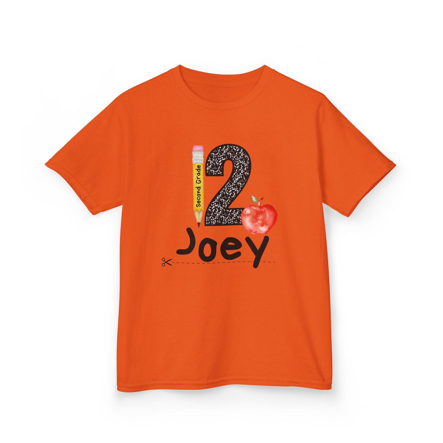2nd Grade- Personalized Kids Tee - Back to School
