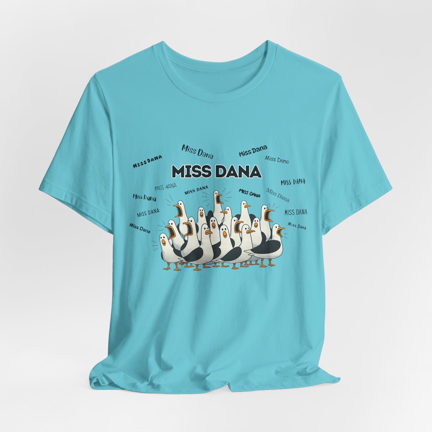 Miss Dana- Penguin Choir T-Shirt — Funny Teacher Personalized Tee
