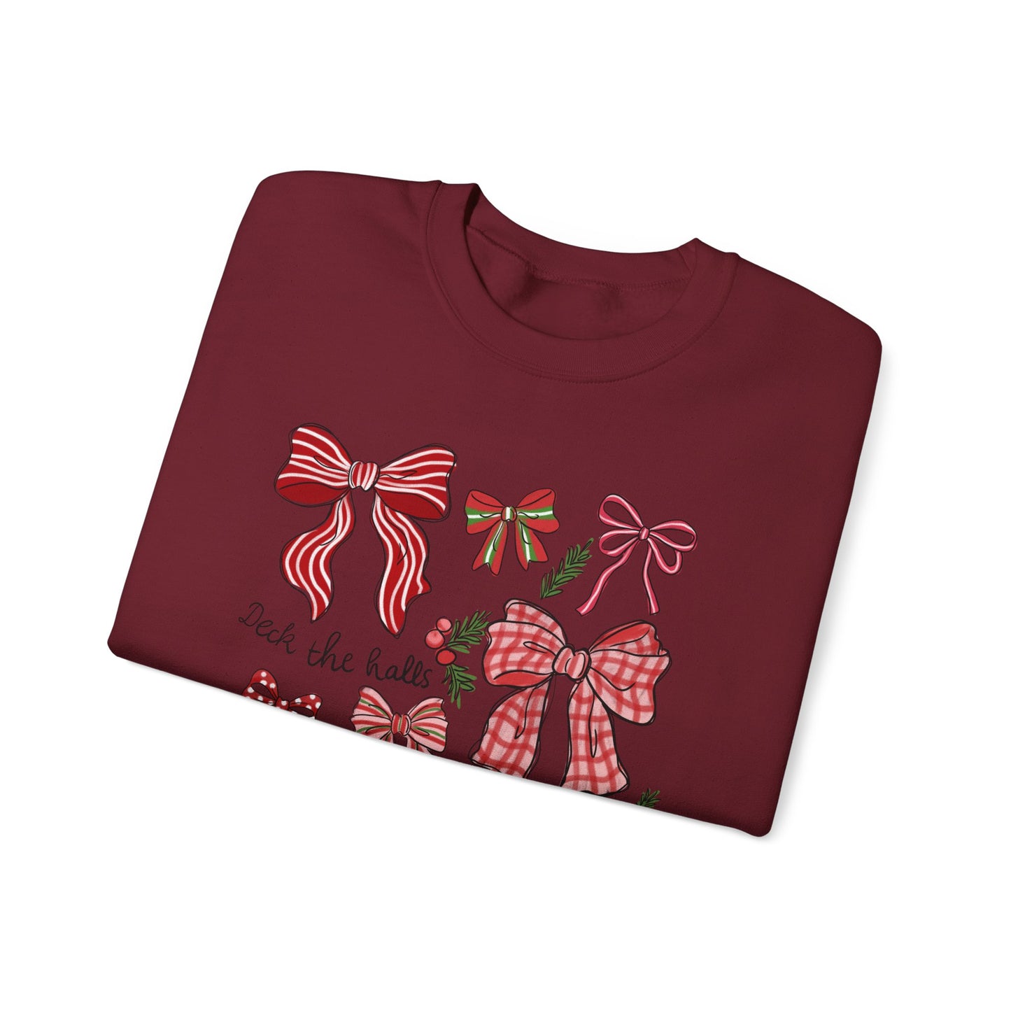 Holly Jolly Bows Christmas Crewneck