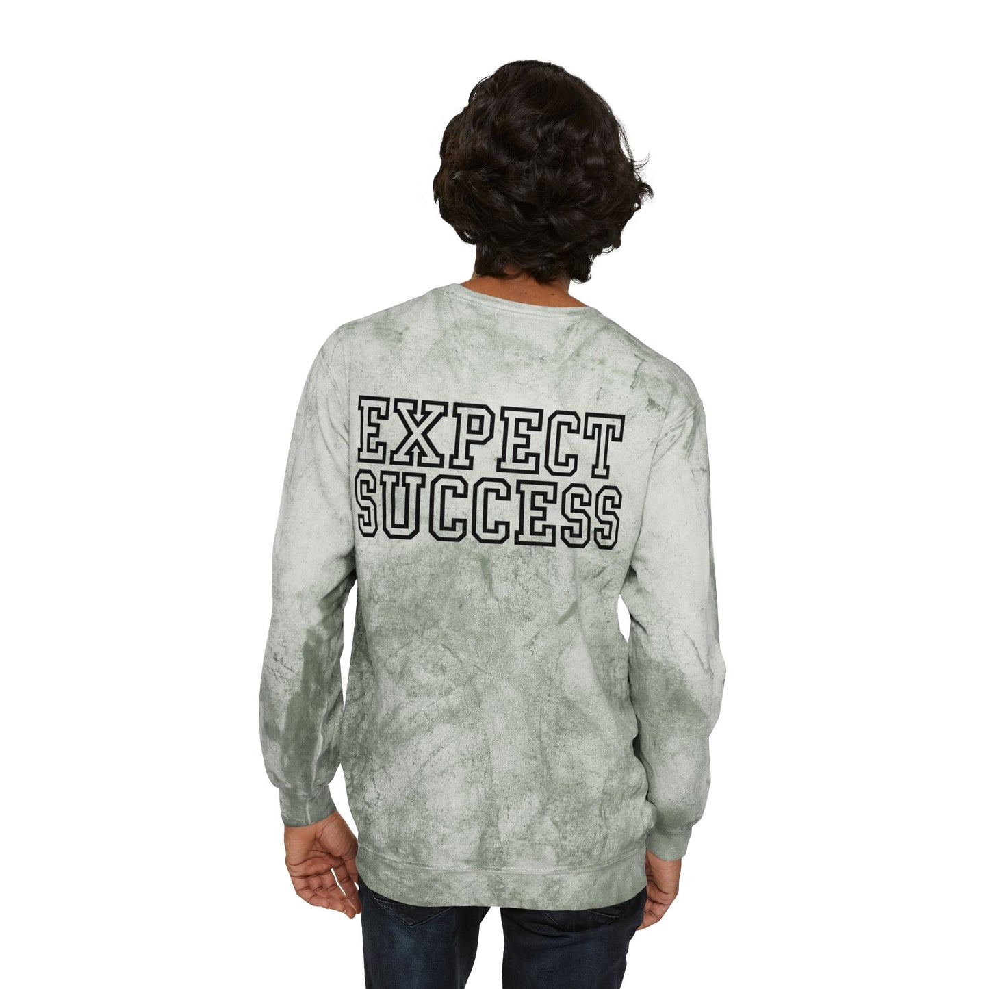 Unisex Color Blast Crewneck Sweatshirt - Expect Success for WFE