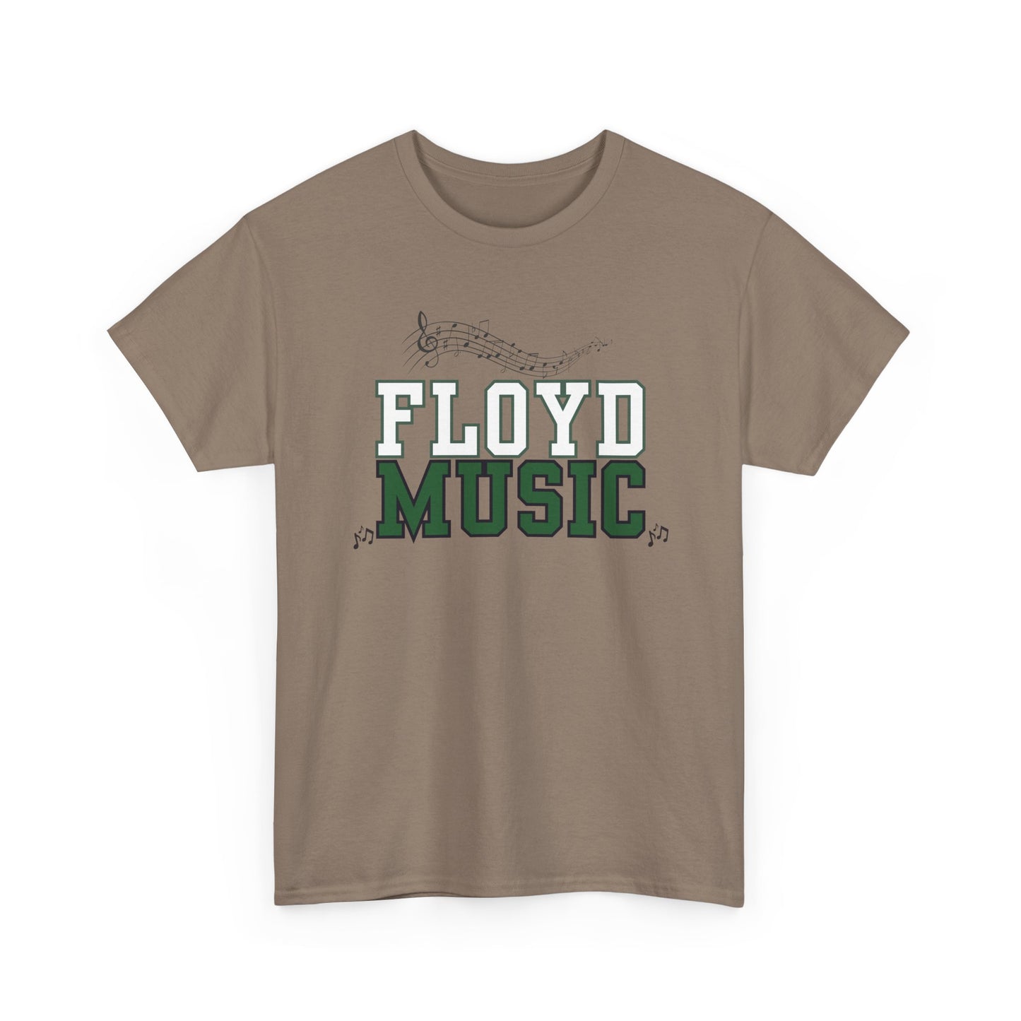 Danielsen- Floyd Music Heavy Cotton Tee - "Music is the Soundtrack of Your Life" Unisex T-Shirt- Personalized