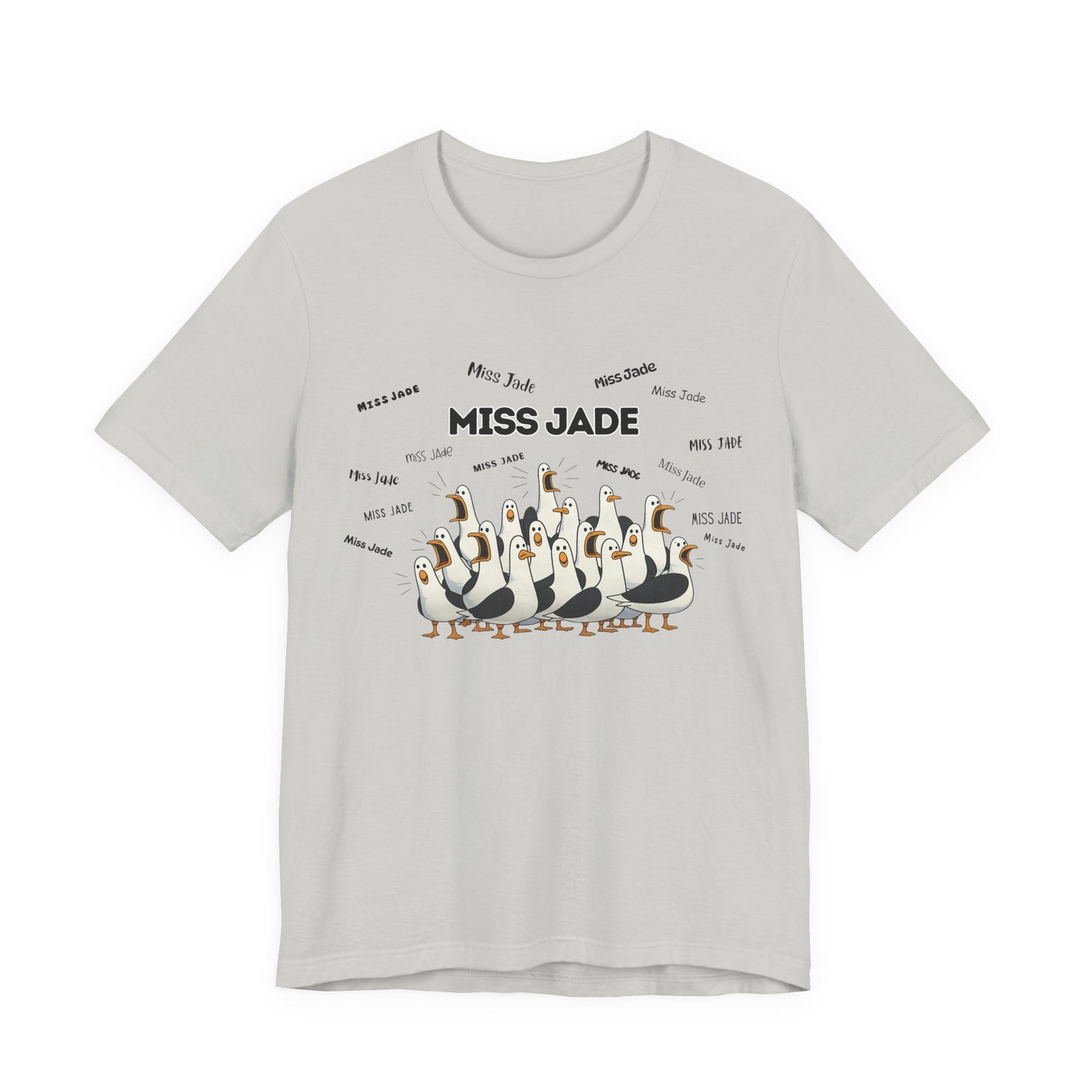 Miss Jade- Penguin Choir T-Shirt — Funny Teacher Personalized Tee
