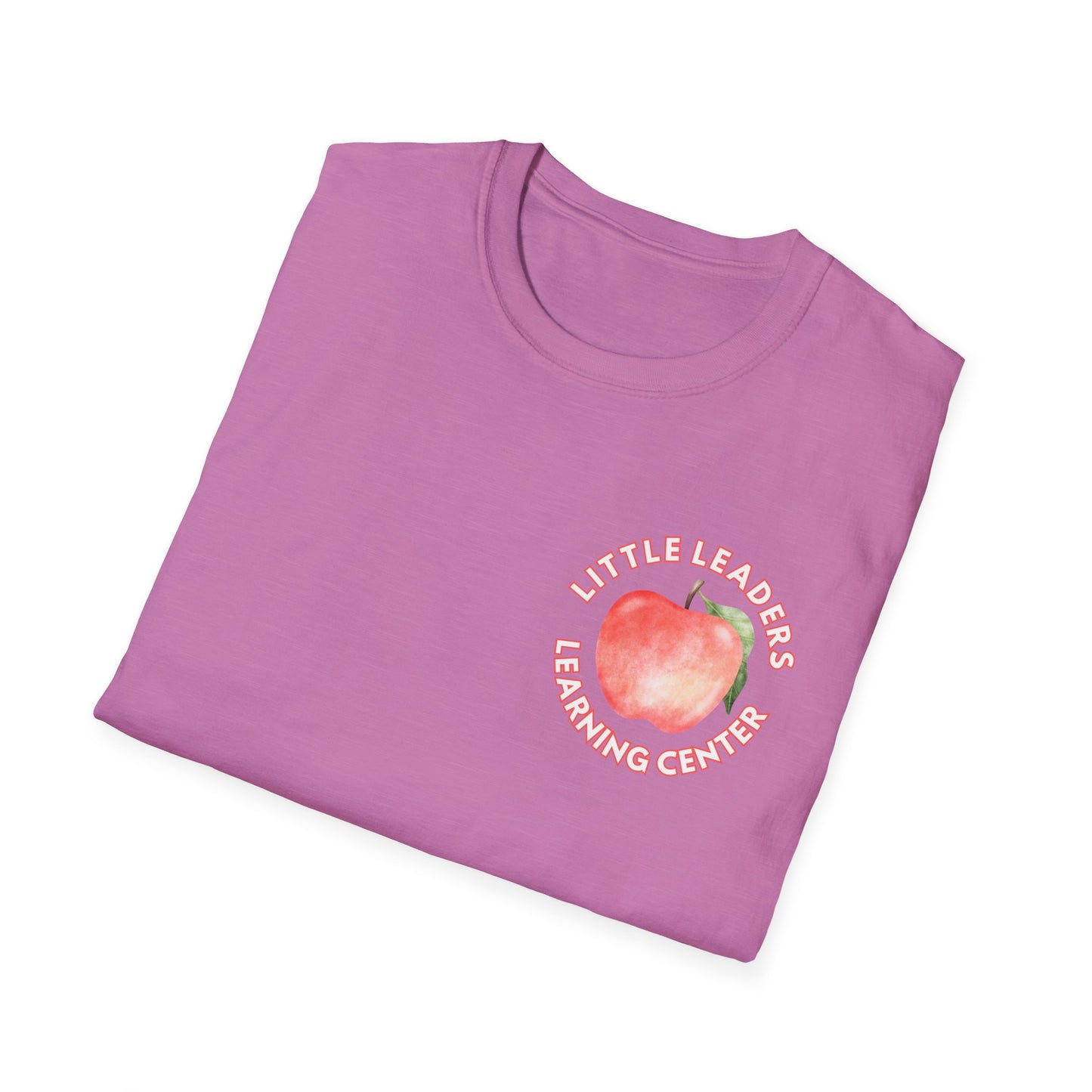 Little Leaders Teacher w/ Apple Design Unisex Softstyle T-Shirt