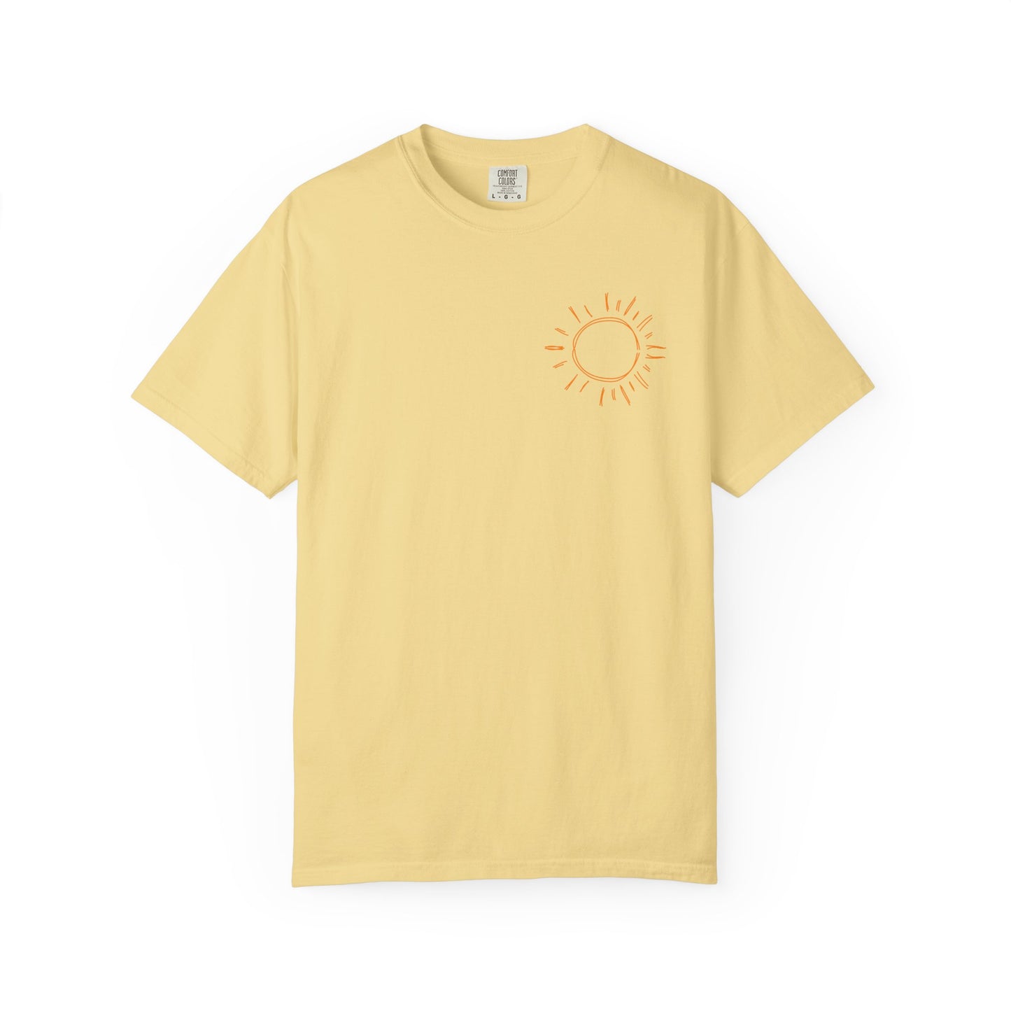 Sunshine State of Mind T-Shirt, Unisex Garment-Dyed Tee, Summer Vibe Shirt, Gift for Sunshine Lovers, Casual Wear, Retro Style
