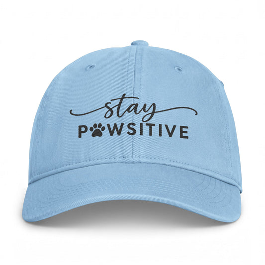Stay Pawsitive "Hound + Home"- Embroidered Cap