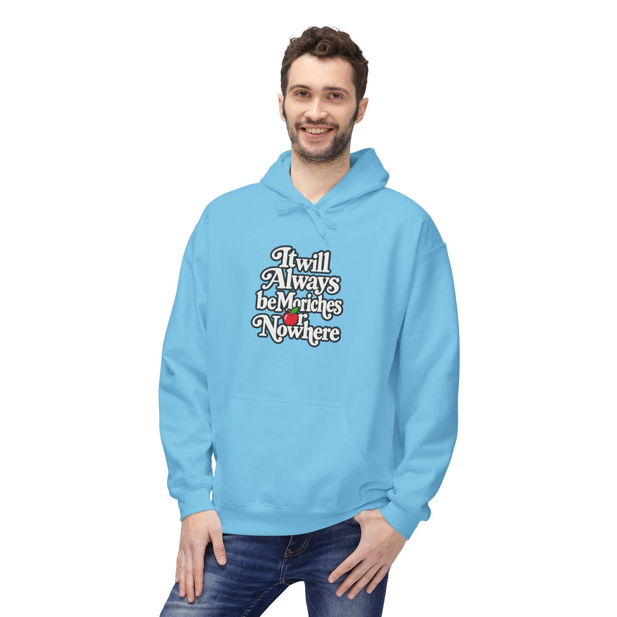 "MES or Nowhere" w/ apple- Moriches Hoodie