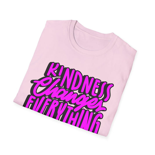 Kindness Changes Everything T-Shirt, Unisex Softstyle Tee