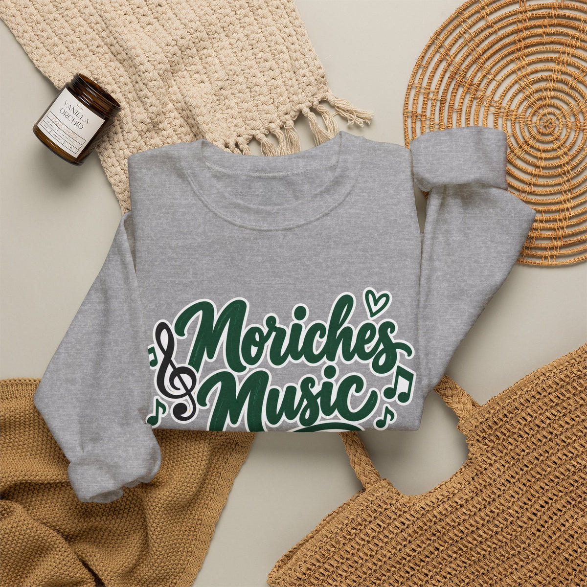 Moriches Music Sweatshirt — "Music Can Change the World" Crewneck