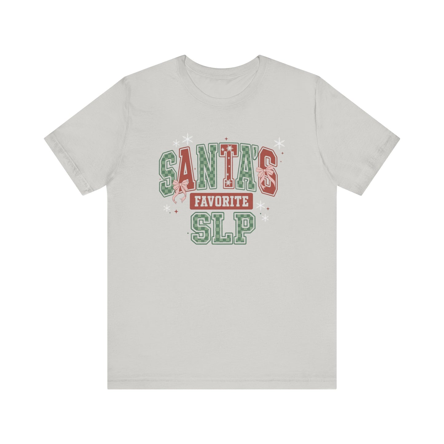 Santa's Favorite SLP — Christmas Unisex T‑Shirt