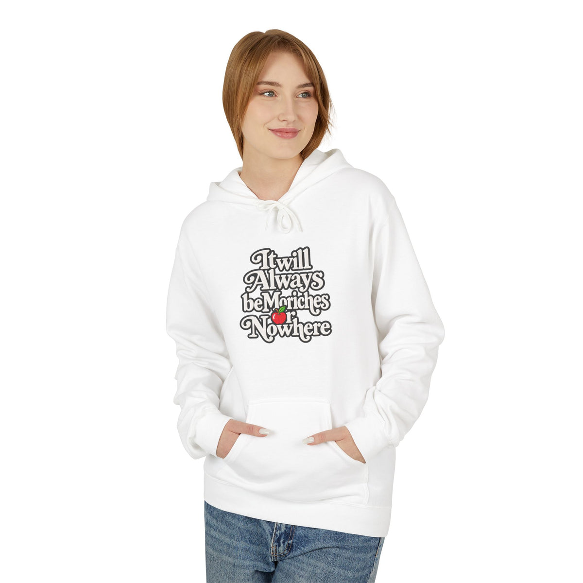 "MES or Nowhere" w/ apple- Moriches Hoodie