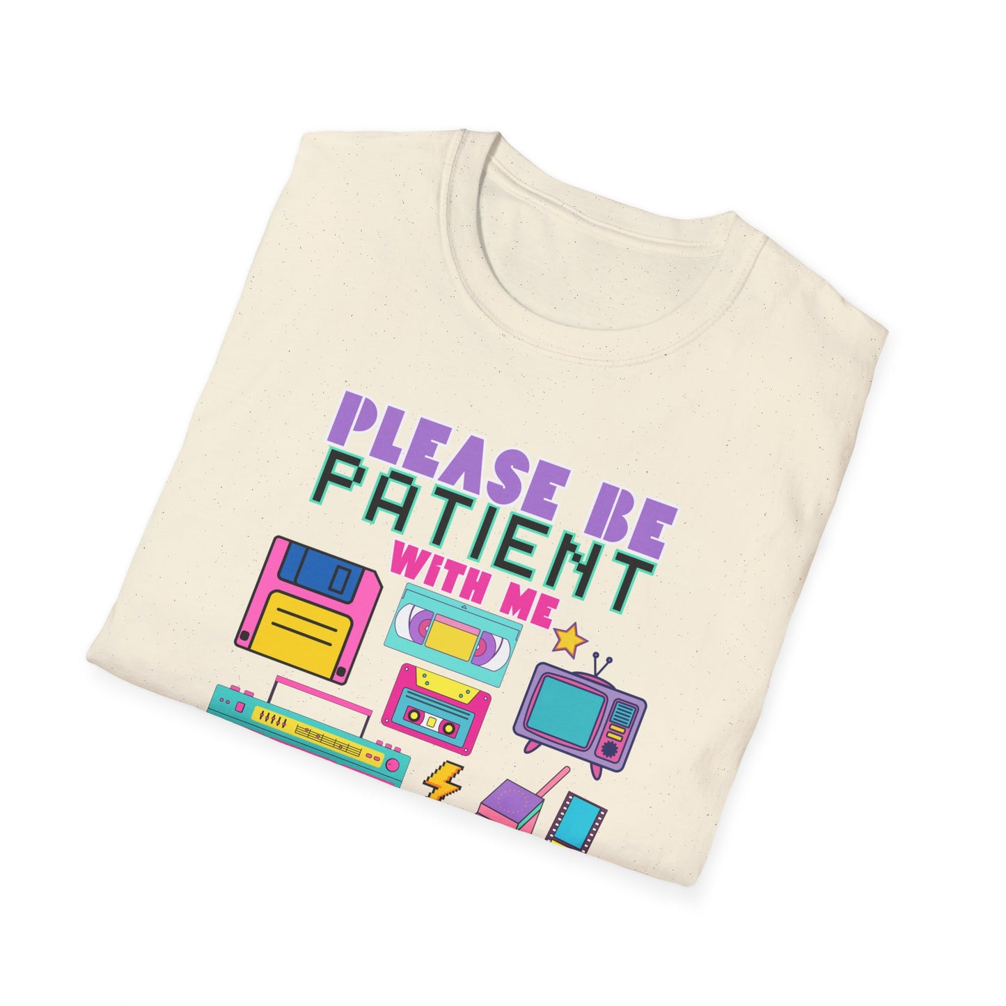 Retro 90's T-Shirt - Please Be Patient, Teacher Vintage- Unisex Graphic Tee