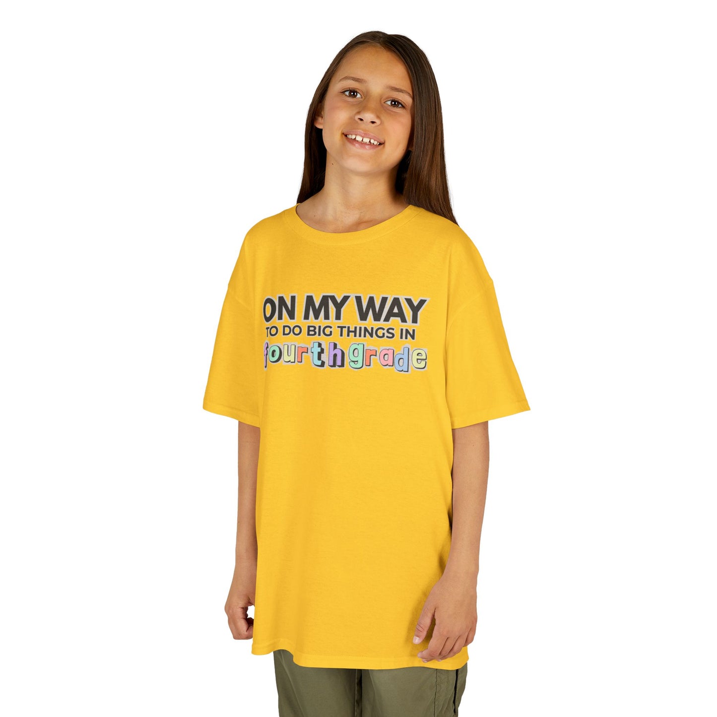 Big Things in 4th Grade- Kids Back to School Shirt