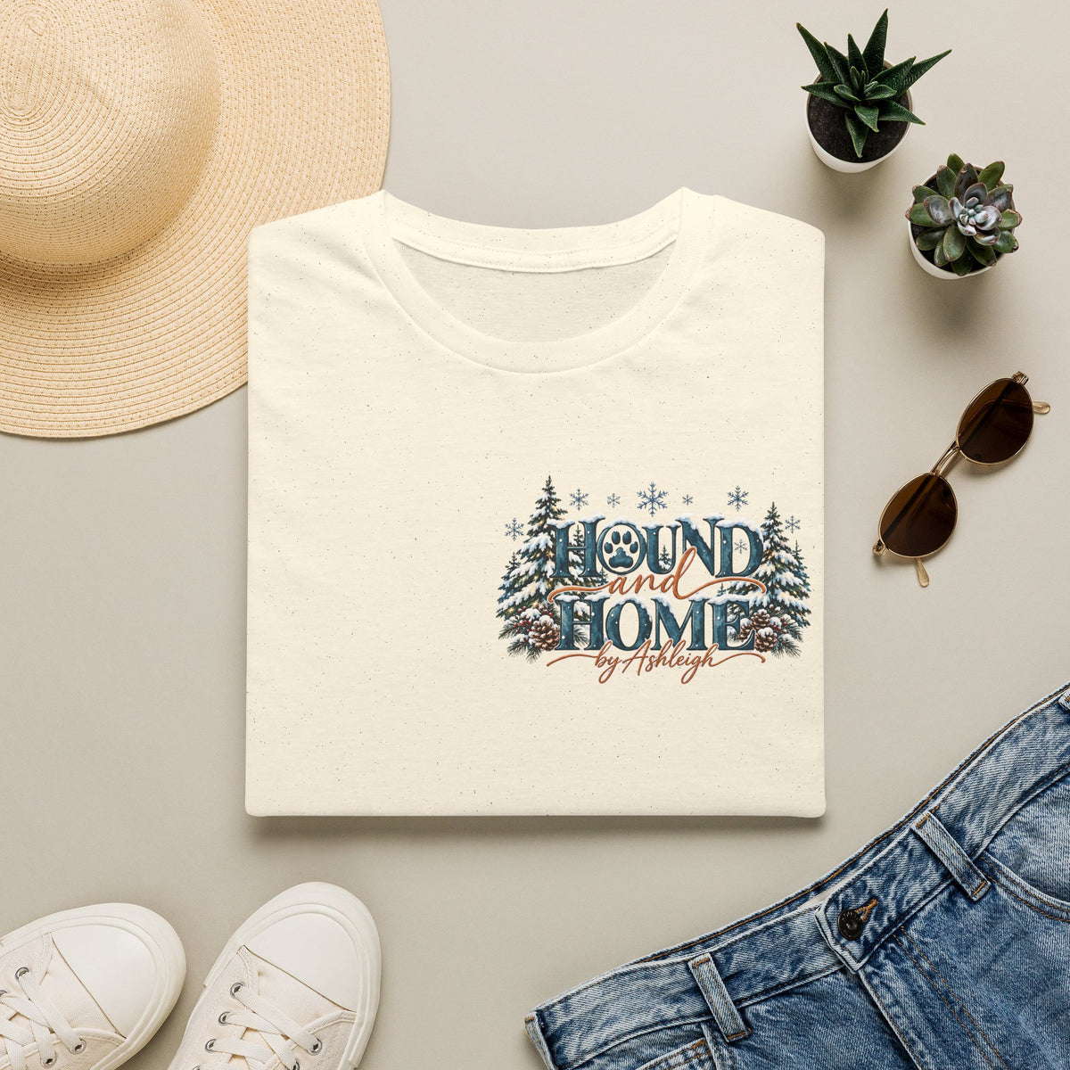 Hound & Home Holiday Tee — Logo T-Shirt
