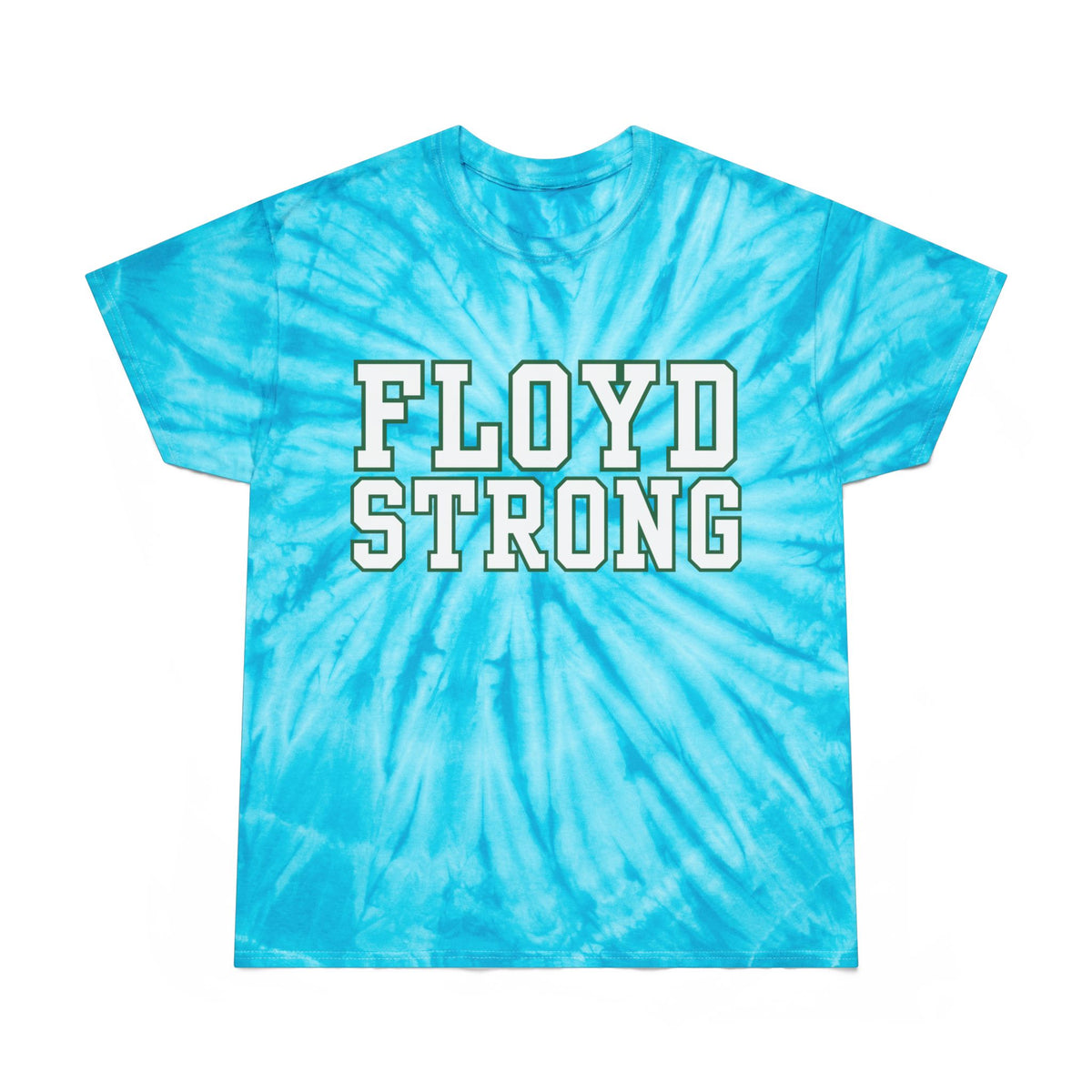 Floyd Strong Tie-Dye Tee - Bright Yellow Cyclone T-Shirt for Positive Vibes