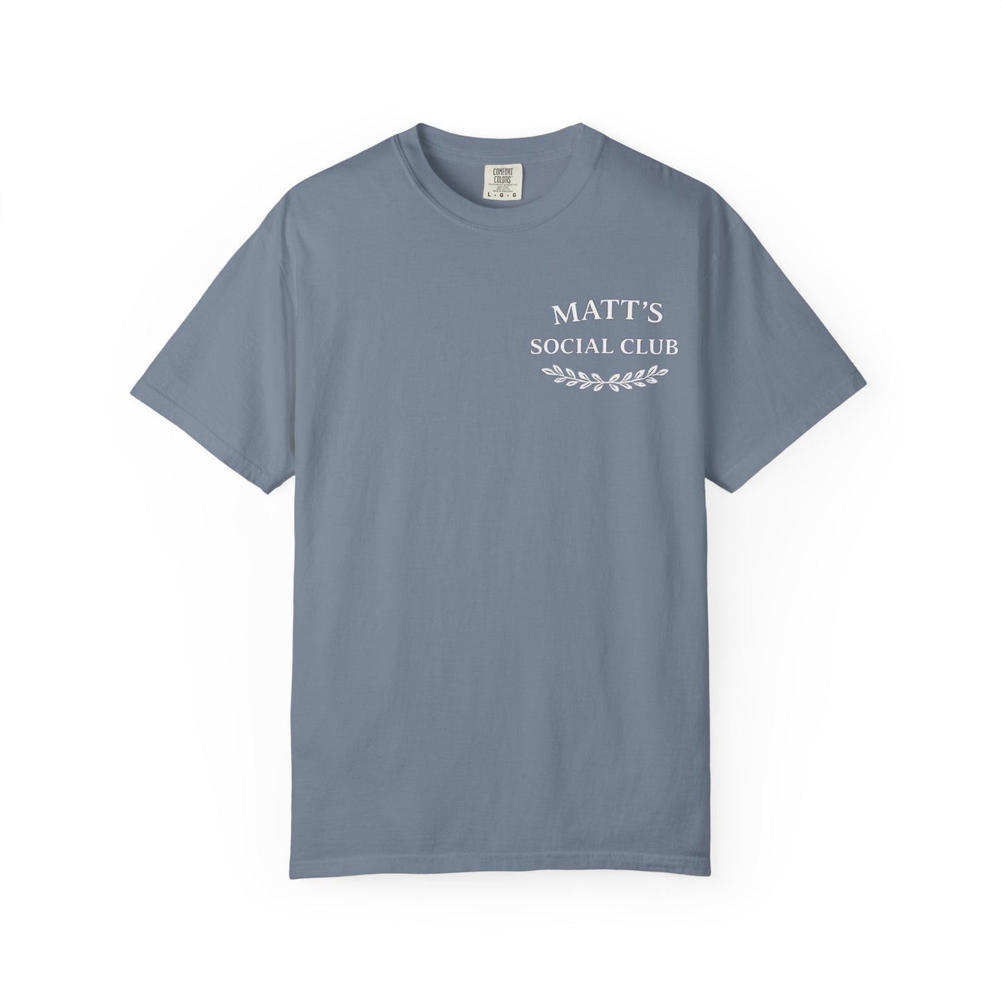 Matt's Social Club T-Shirt — Personalized