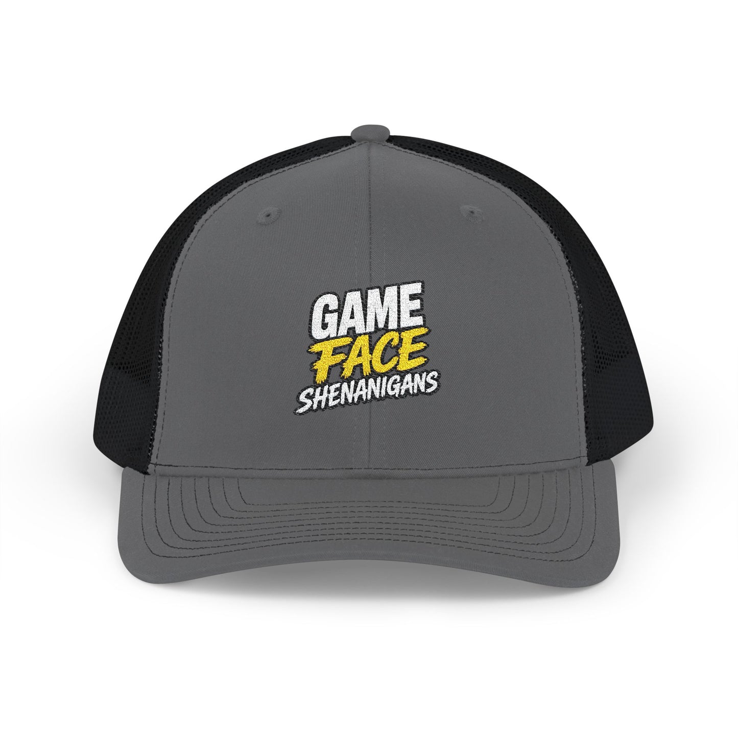 Game Face Shenanigans Option 2-  Embroidered Trucker Cap- Personalized Snapback