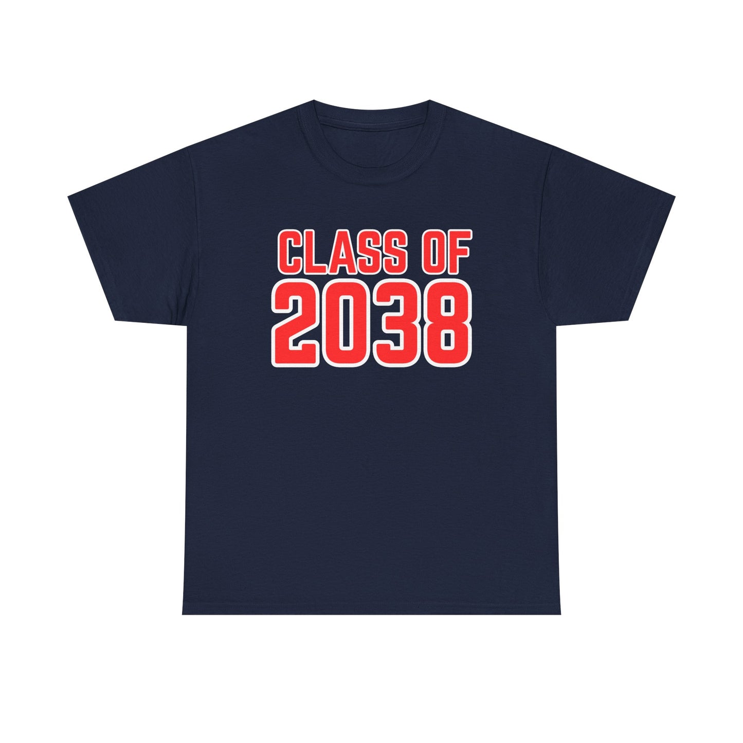 Class of 2038 Unisex Heavy Cotton Tee- Back to School- Grow With Me