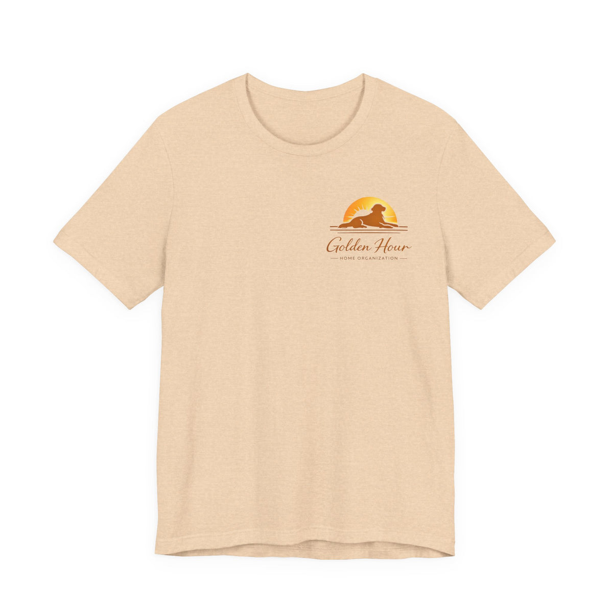 "Golden Hour Home Organization"Logo T-Shirt—  Personalized