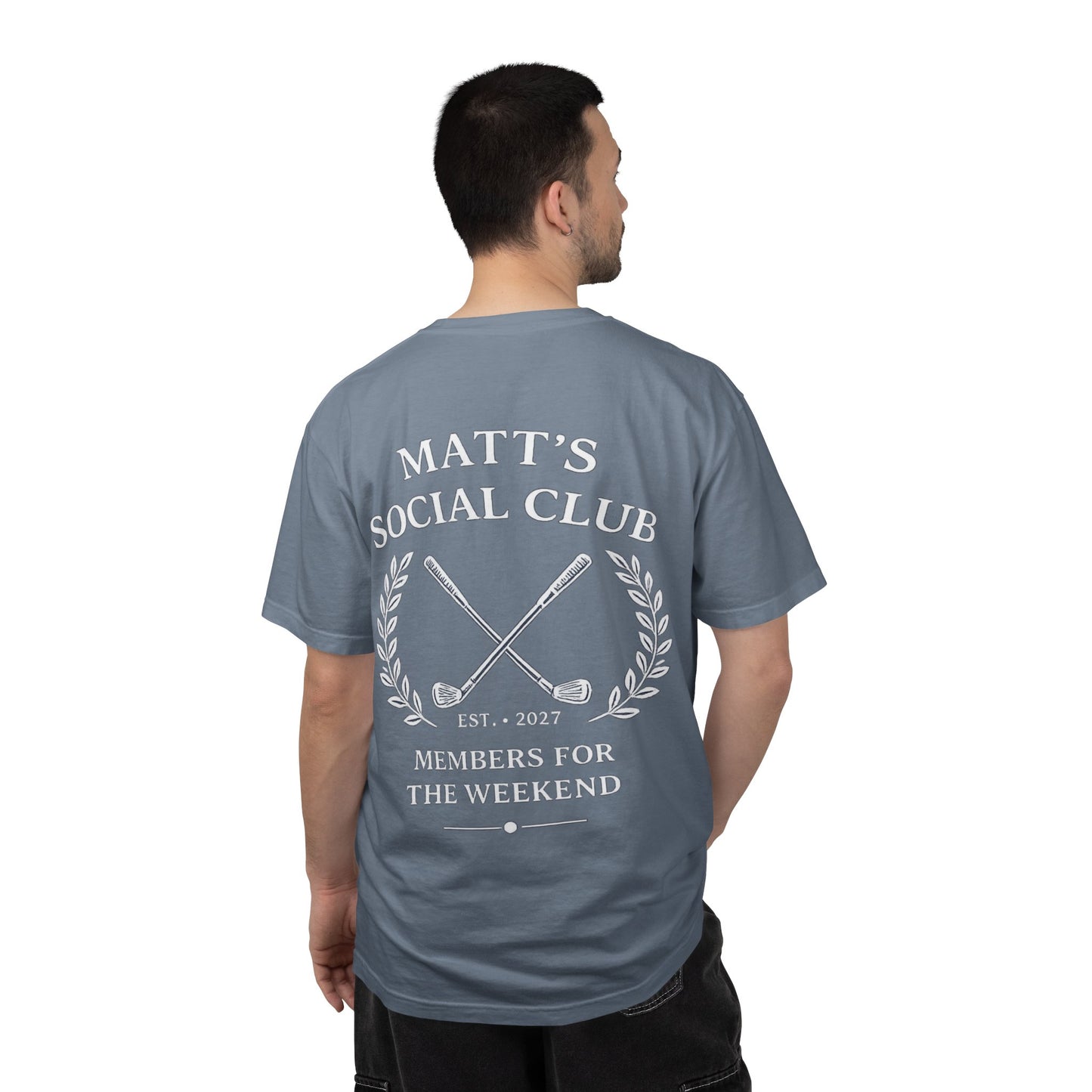 Matt's Social Club T-Shirt — Personalized