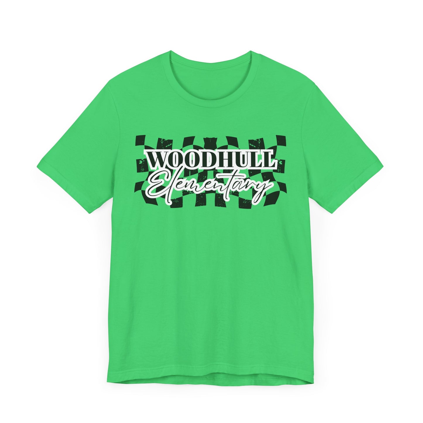Woodhull Checkered Logo Unisex Jersey Tee