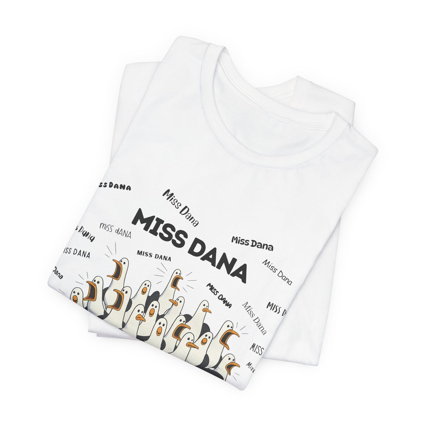 Miss Dana- Penguin Choir T-Shirt — Funny Teacher Personalized Tee