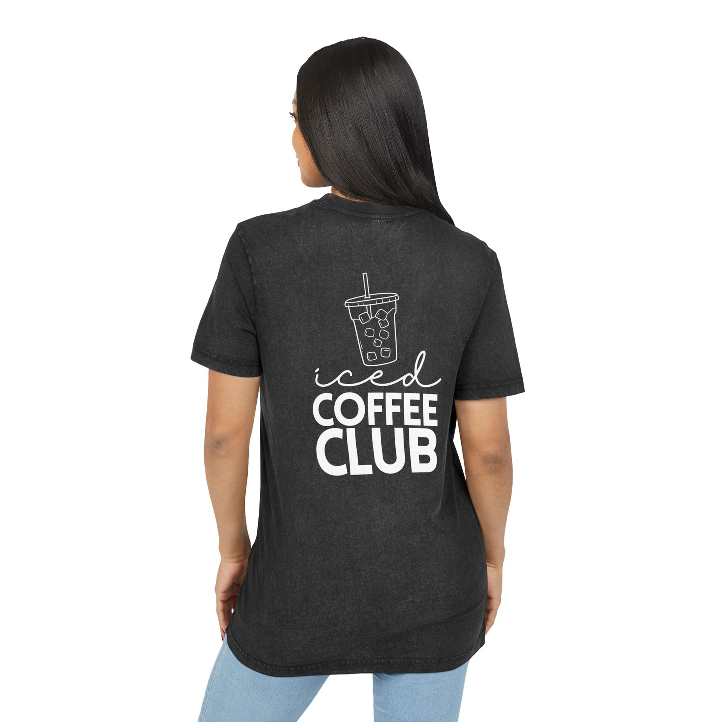 Iced Coffee Club Acid Washed Tee