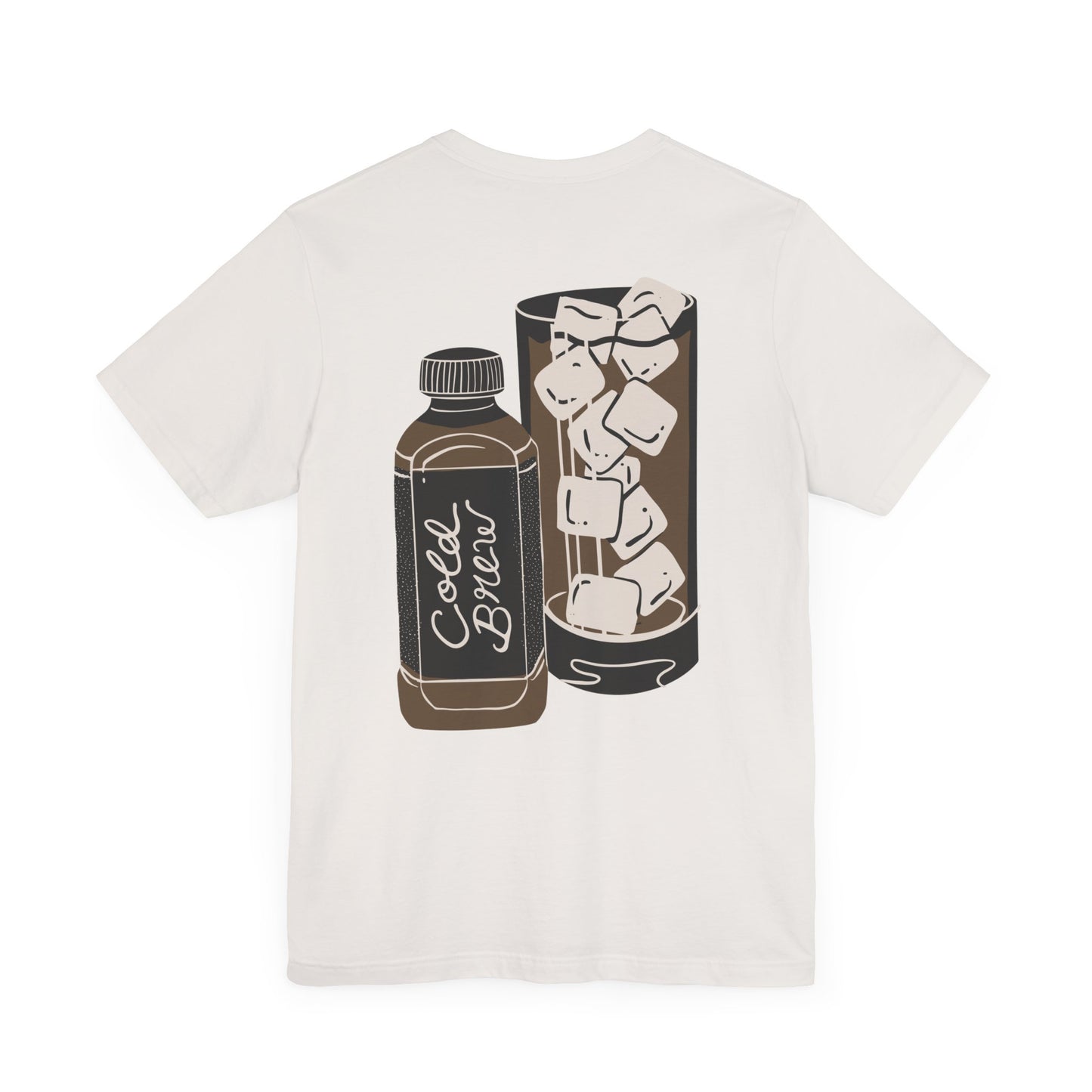 Cold Brew Coffee Lovers Tee, Unisex Jersey Shirt for Coffee Lovers