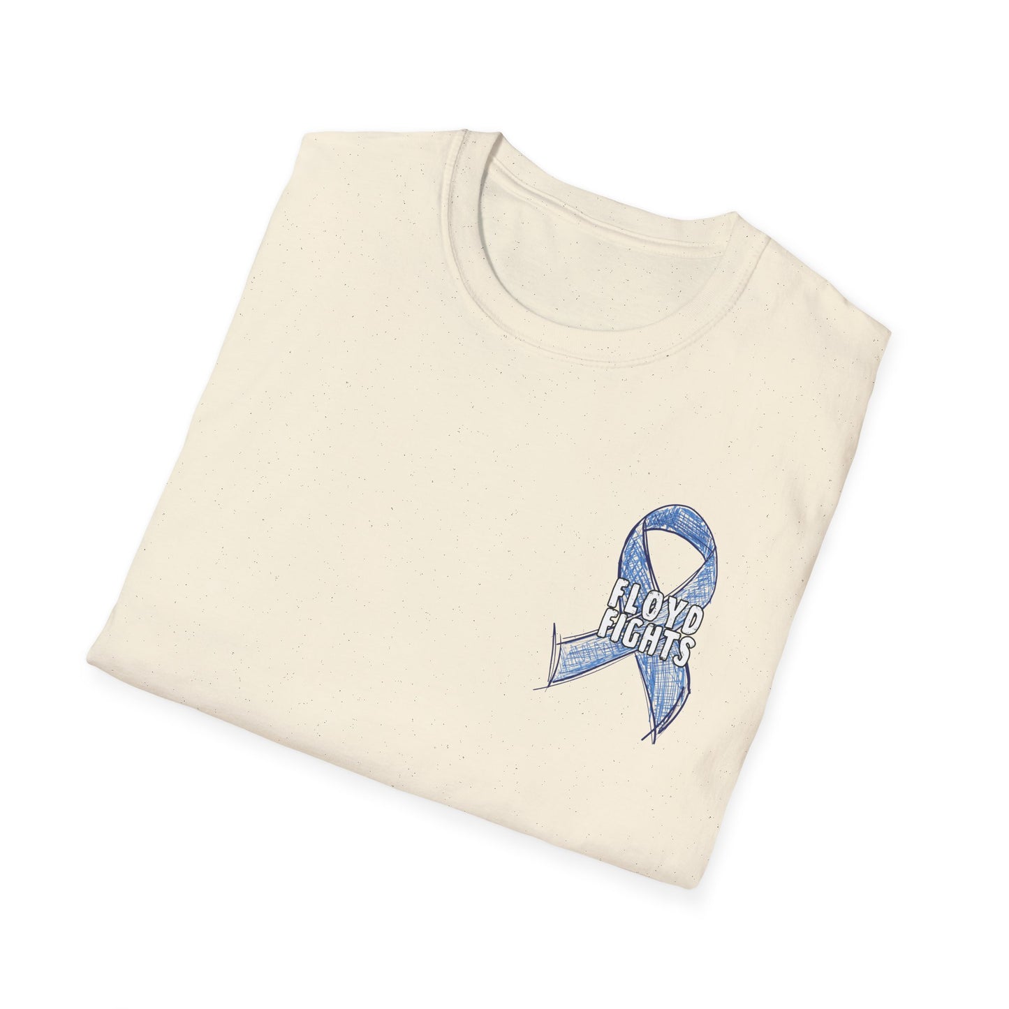 FLOYD FIGHTS Ribbon Diabetes Awareness T-Shirt | Softstyle Tee