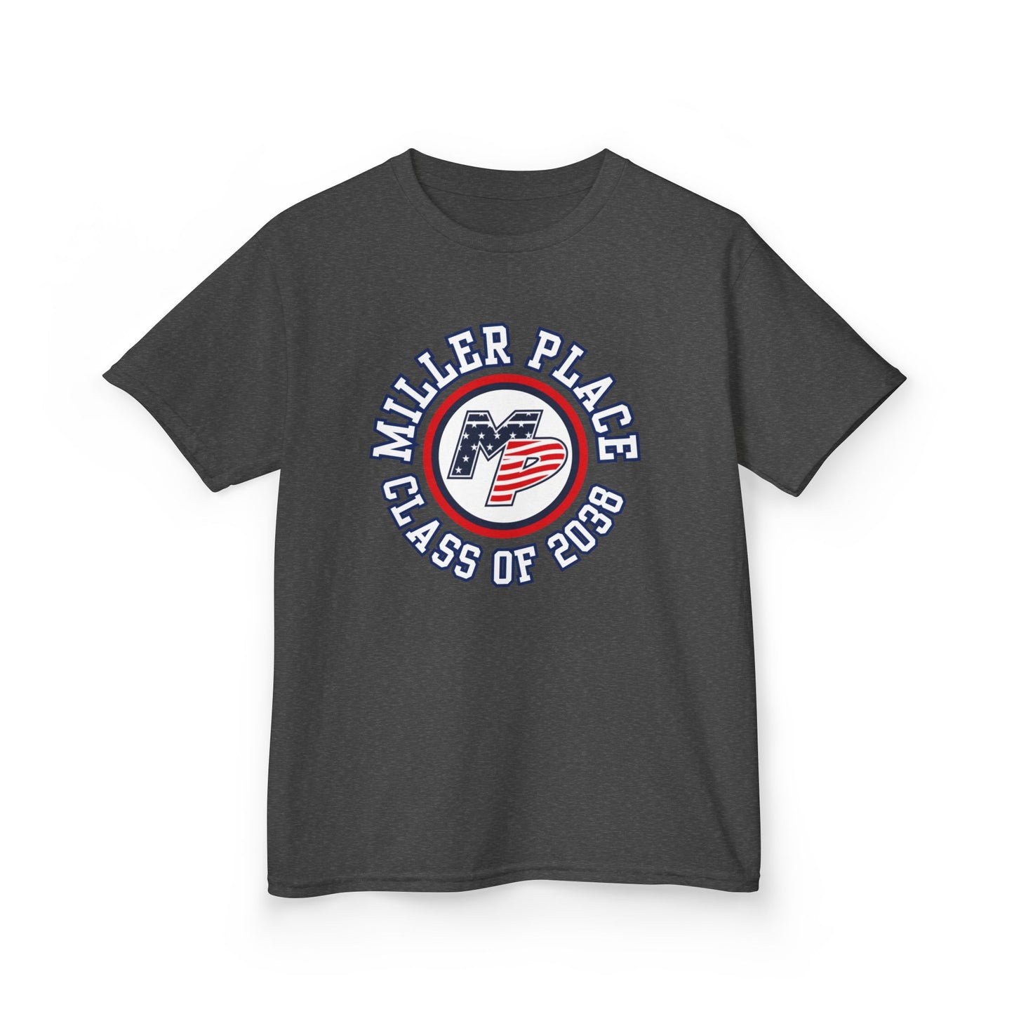 Miller Place Class of 2038 Kids Heavy Cotton Tee