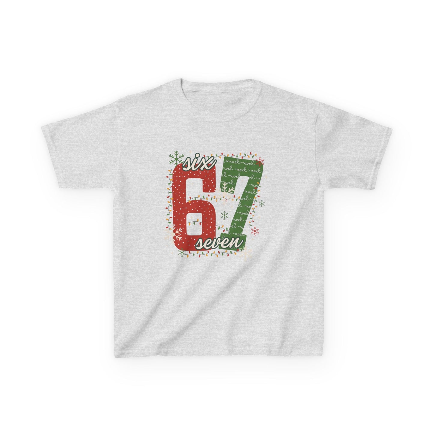 Kids '67' Christmas Number Graphic Tee — Youth- Christmas