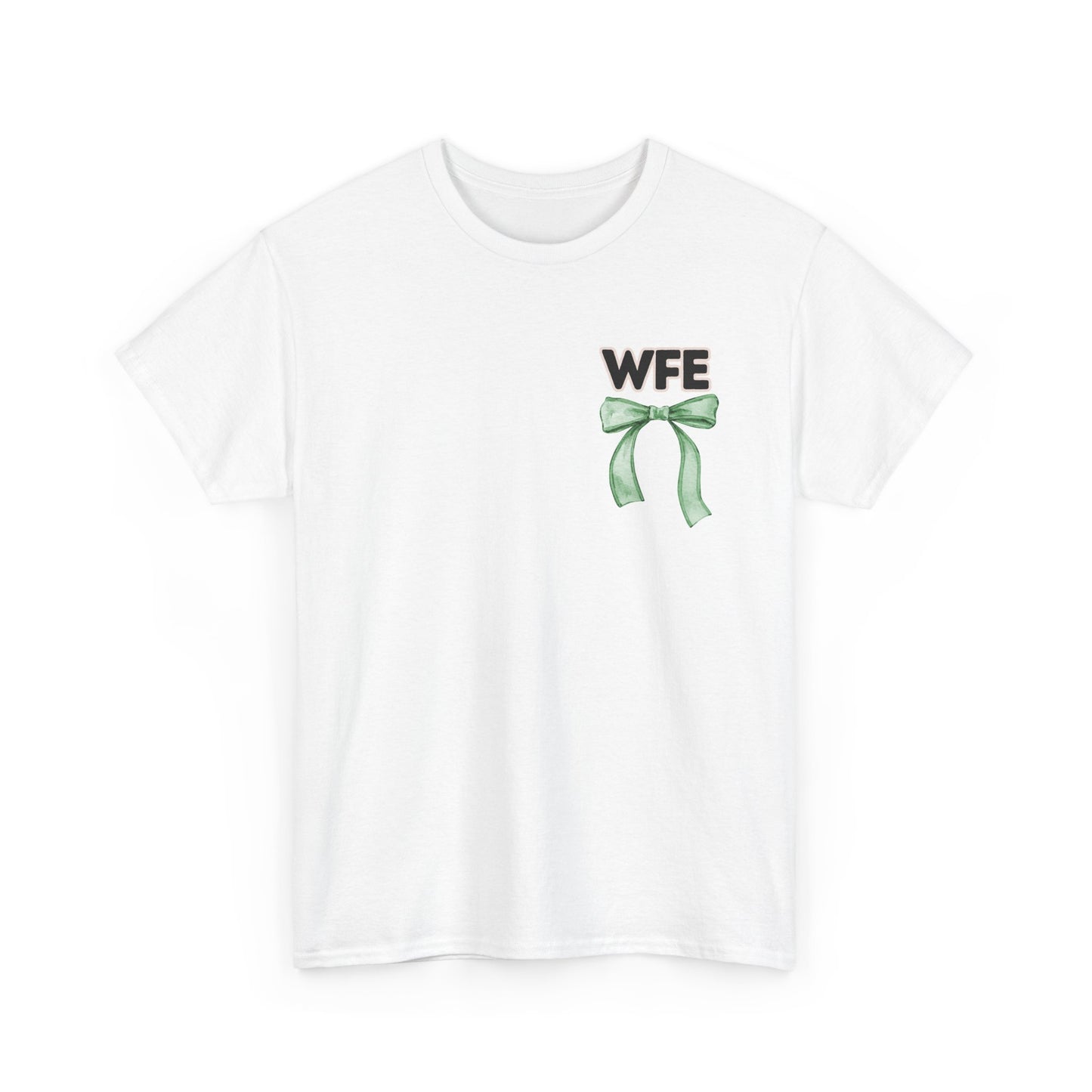 WFE Nurse Assistant and Bows- Unisex Heavy Cotton Tee with Bow Design
