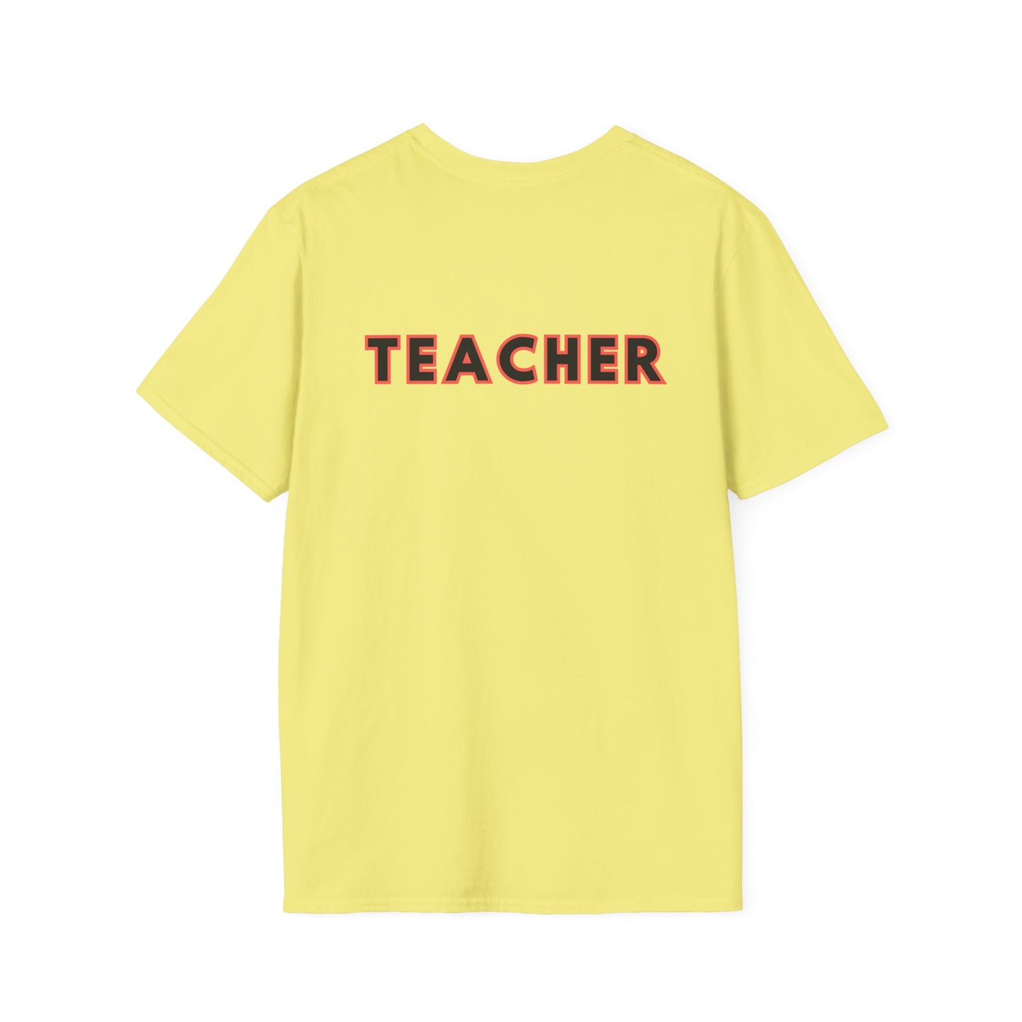 Little Leaders Teacher w/ Apple Design Unisex Softstyle T-Shirt