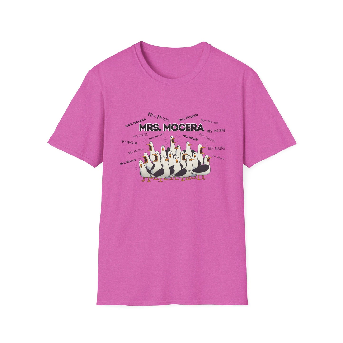 Mrs. Mocera - Seagull Crew Graphic T-Shirt — Personalized