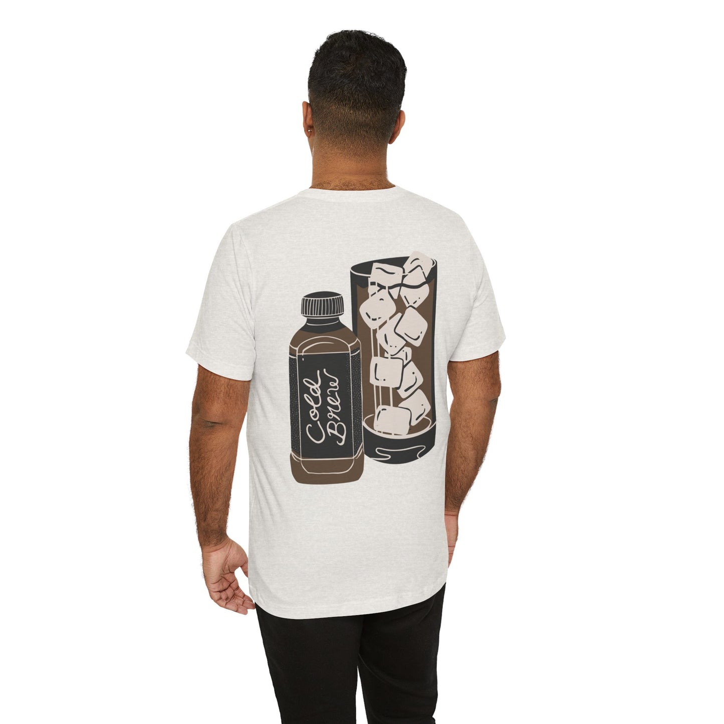 Cold Brew Coffee Lovers Tee, Unisex Jersey Shirt for Coffee Lovers