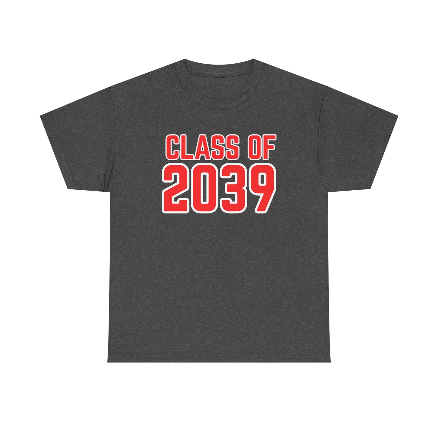Class of 2039 Unisex Heavy Cotton Tee- Back to School- Grow With Me