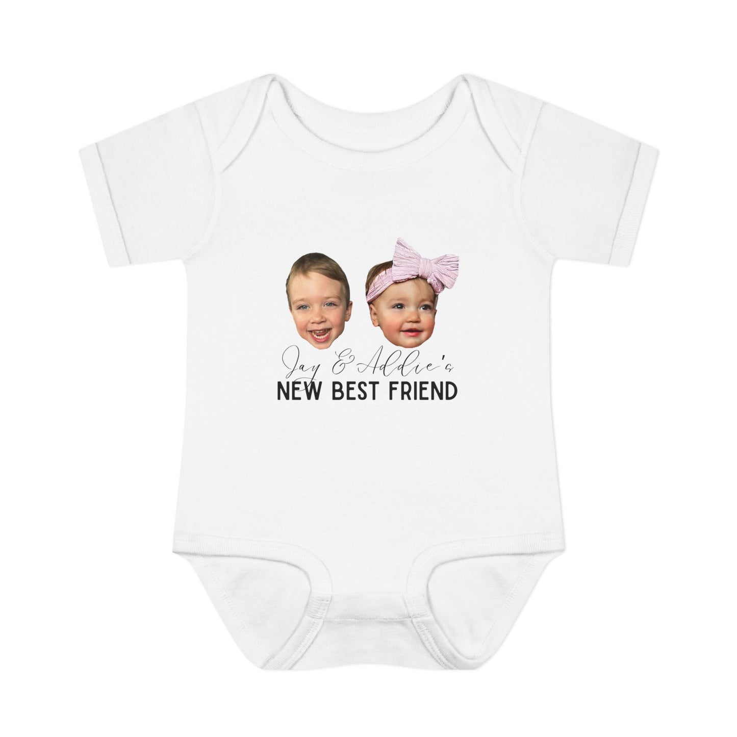 Kim Personalized -Infant Bodysuit - 'New Best Friend'