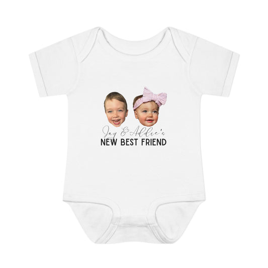 Kim Personalized -Infant Bodysuit - 'New Best Friend'