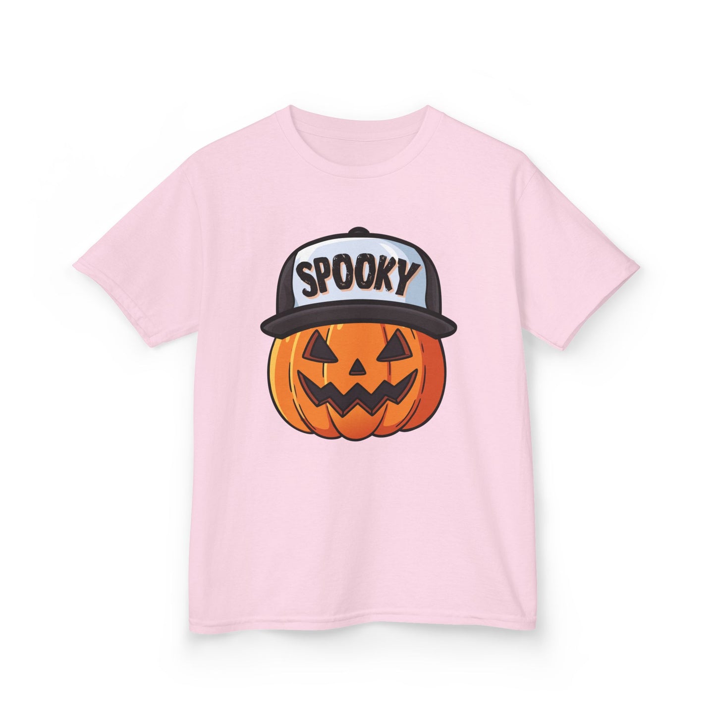 Spooky Pumpkin w/ Hat | Halloween | Kids Cotton™ Tee