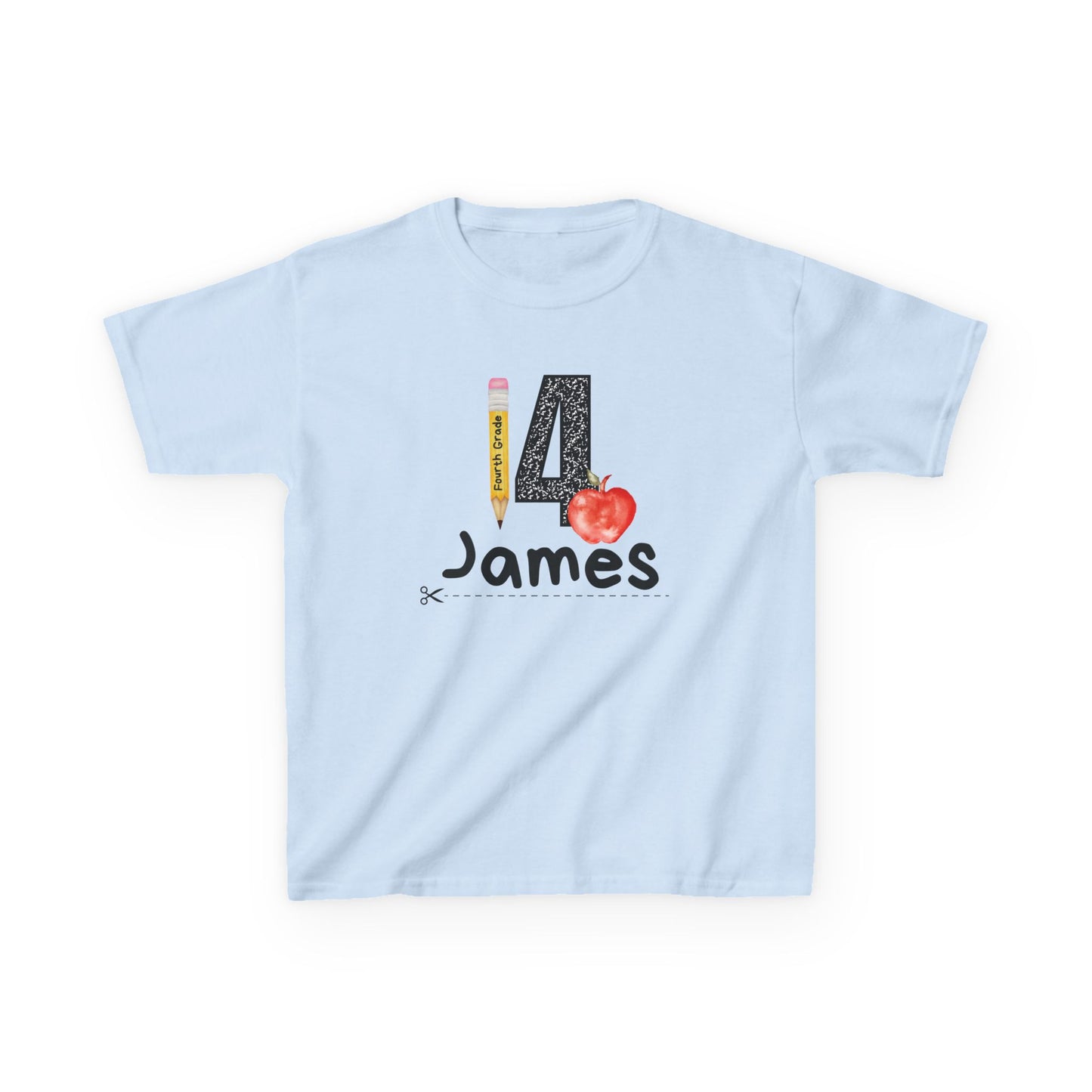 4th Grade- Personalized Kids Tee - Back to School